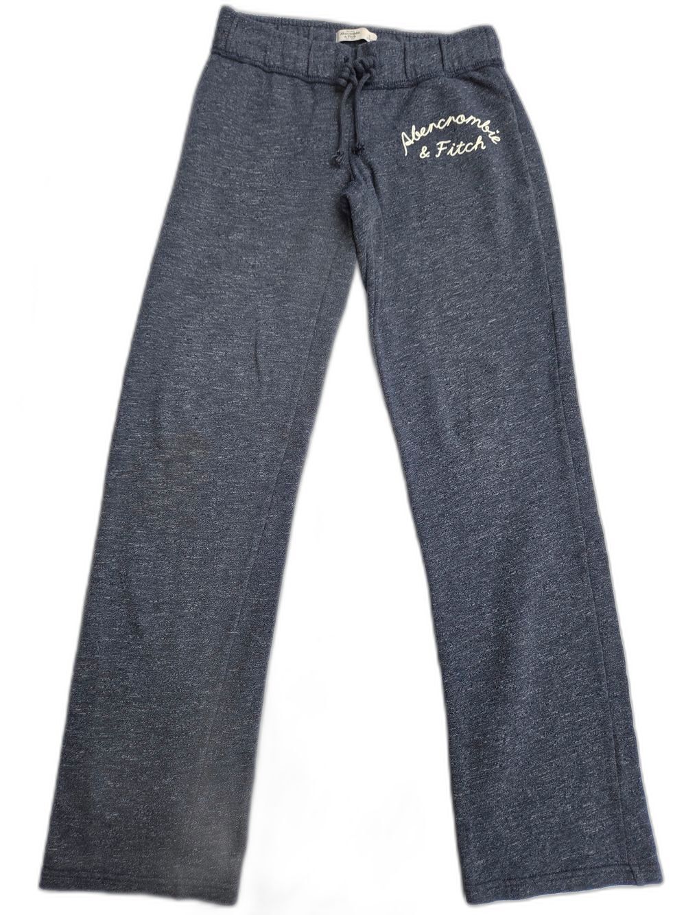 Vintage Abercrombie & Fitch Y2K Low Rise Flare Leg Sweatpants Gray Small